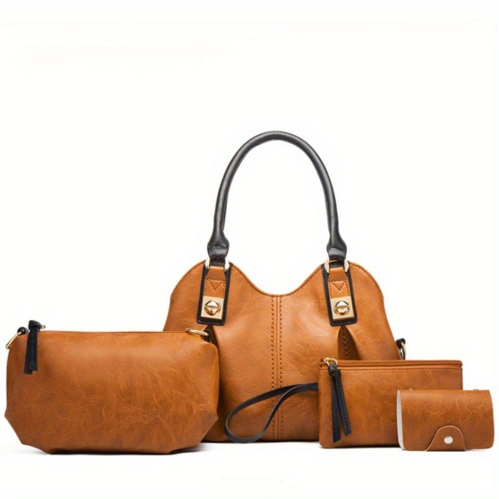 Crossbody Bag for Women – 4-Piece, Large Capacity, Multi-Pocket, Adjustable Strap – detail view 5