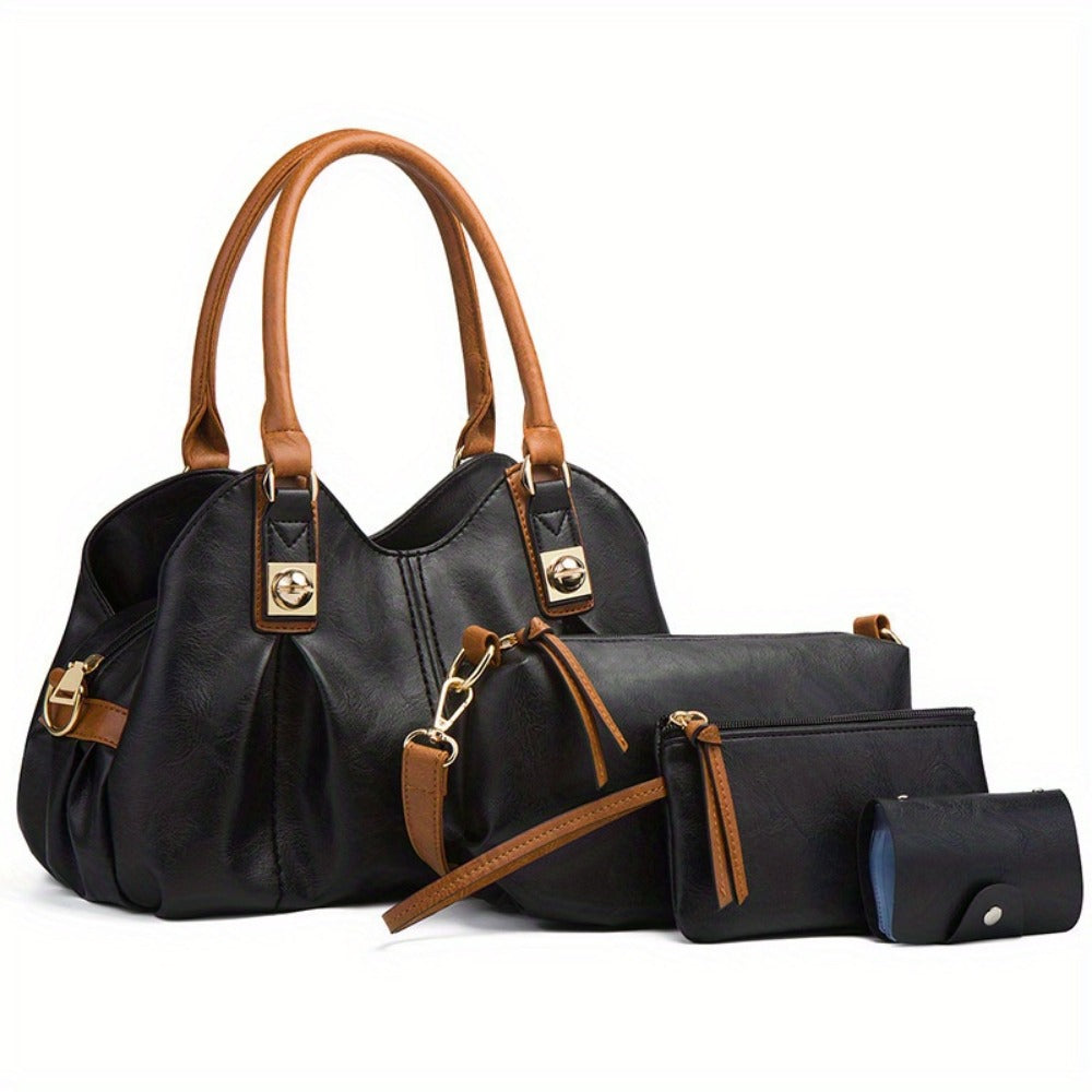 Crossbody Bag for Women – 4-Piece, Large Capacity, Multi-Pocket, Adjustable Strap – detail view 6