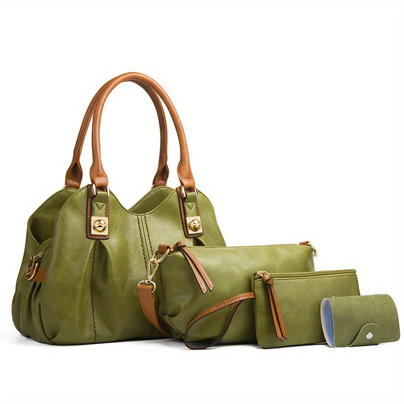 Crossbody Bag for Women – 4-Piece, Large Capacity, Multi-Pocket, Adjustable Strap – alternate view