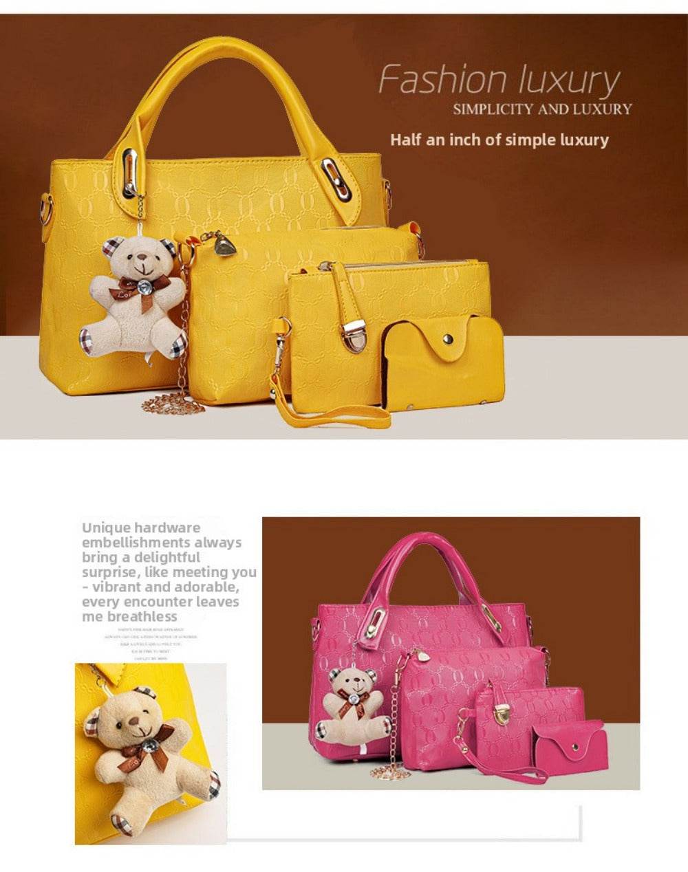 Crossbody Bag for Women – 4-Piece, for Everyday Use – detail view 14