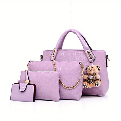 Crossbody Bag for Women – 4-Piece, Large Capacity – front view - product view 35