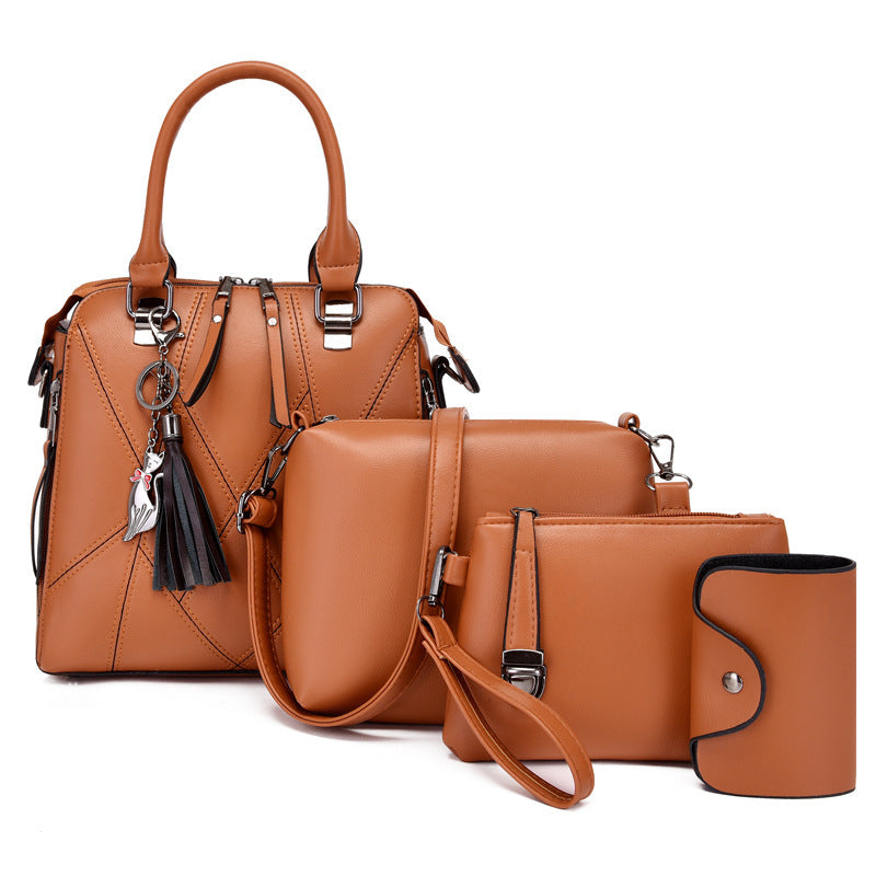 Crossbody Bag for Women – 4-Piece, PU Leather, Large Capacity, Lightweight – detail view 21