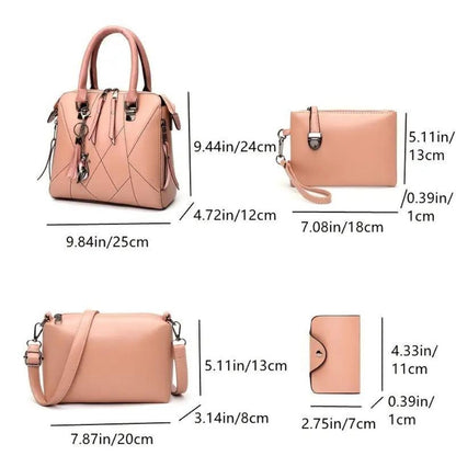 Crossbody Bag for Women – 4-Piece, PU Leather, Large Capacity, Lightweight – detail view 14