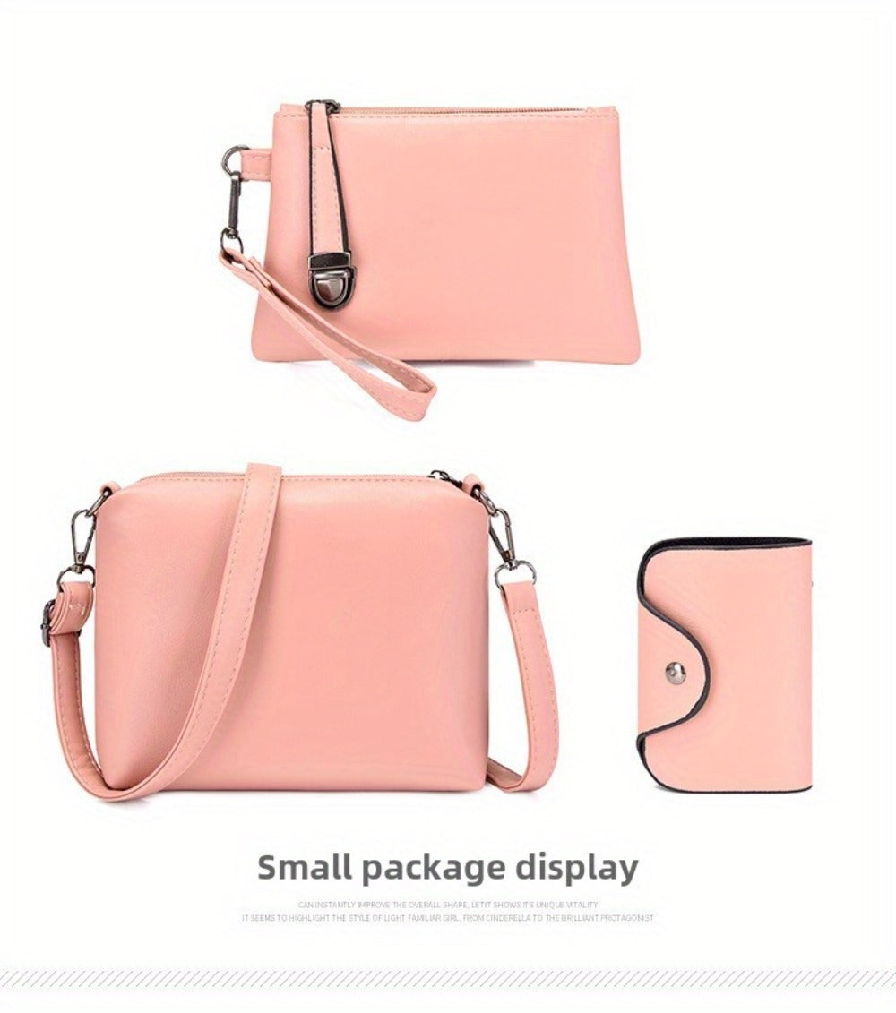 Crossbody Bag for Women – 4-Piece, PU Leather, Large Capacity, Lightweight – detail view 15