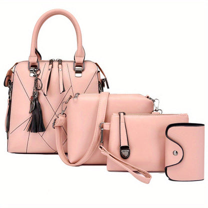 Crossbody Bag for Women – 4-Piece, PU Leather, Large Capacity, Lightweight – detail view 22