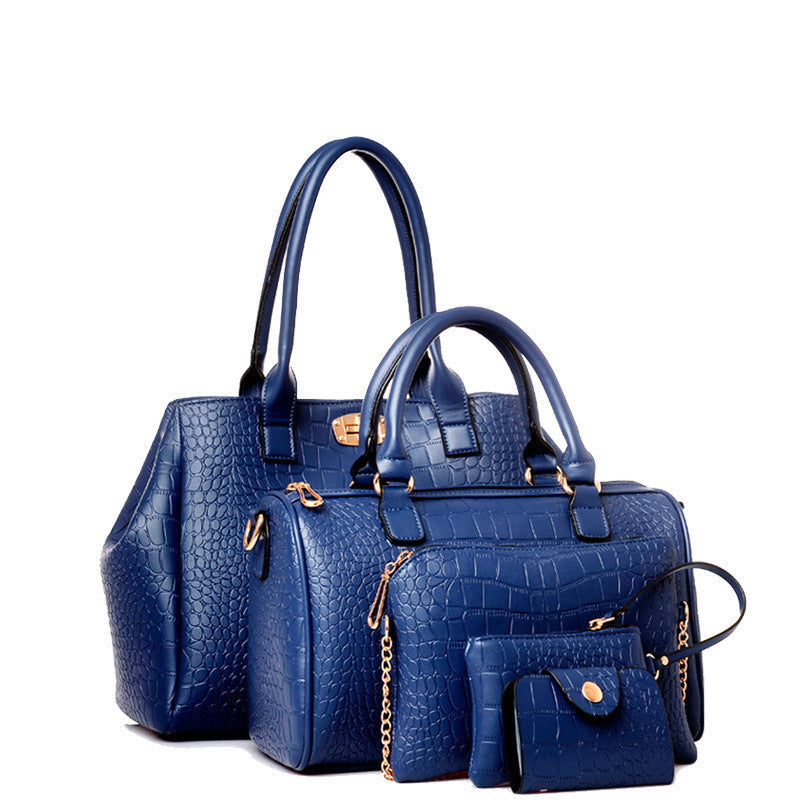 Crossbody Bag for Women – 5-Piece, PU Leather, Large Capacity, Expandable – front view - product view 16
