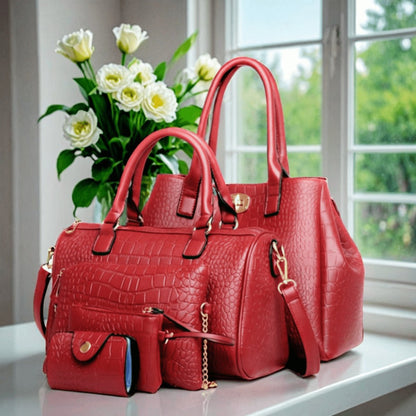 Crossbody Bag for Women – 5-Piece, PU Leather, Large Capacity, Expandable – detail view 4