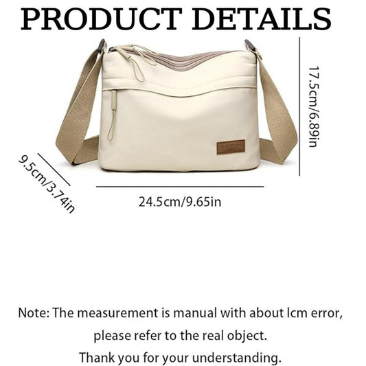 Crossbody Bag for Women – 5-Pocket, Large Capacity, Adjustable Strap, for Work – detail view 5