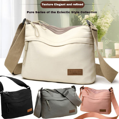 Crossbody Bag for Women – 5-Pocket, Large Capacity, Adjustable Strap, for Work – front view