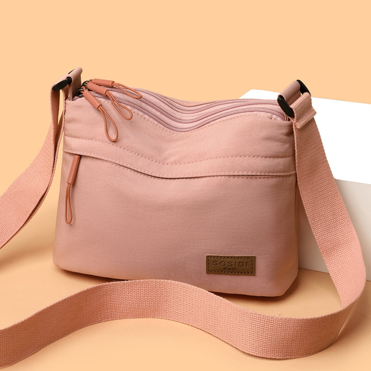 Crossbody Bag for Women – 5-Pocket, Large Capacity, Adjustable Strap, for Work – alternate view