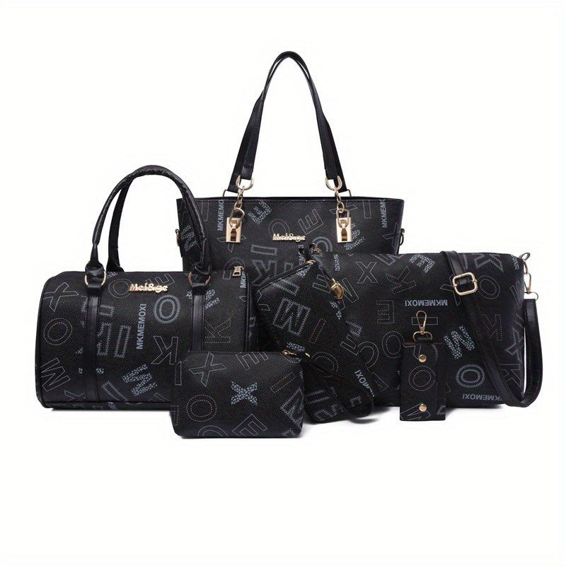 Crossbody Bag for Women – 6-Piece, Large Capacity – front view - product view 37