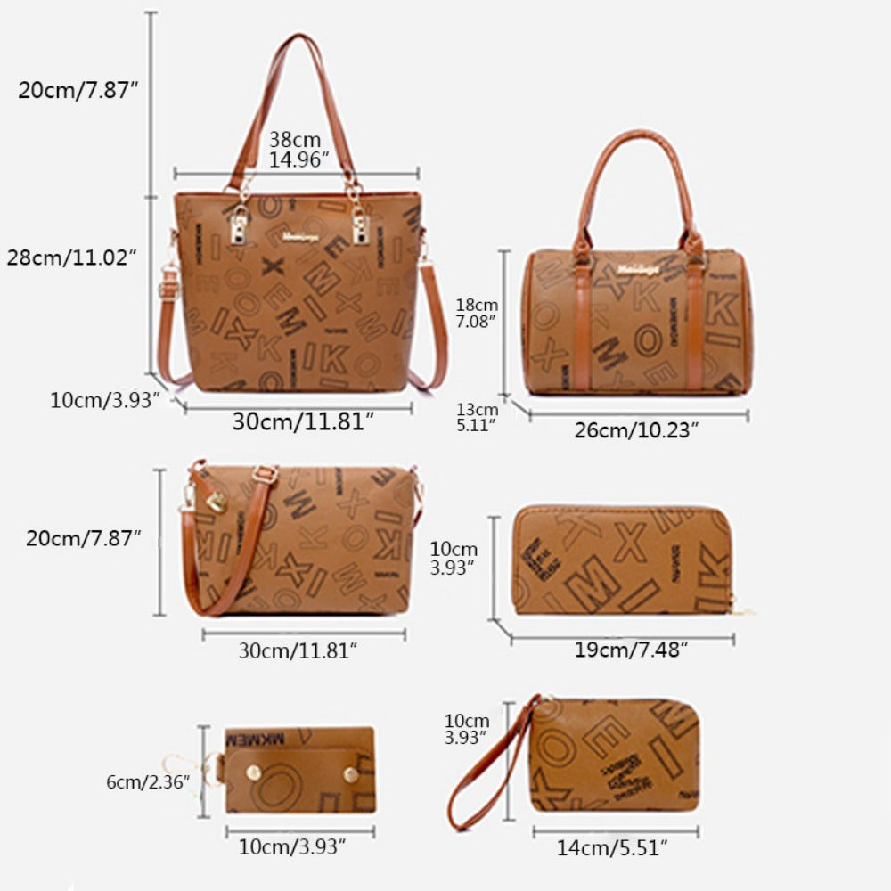 Crossbody Bag for Women – 6-Piece, Large Capacity – detail view 28
