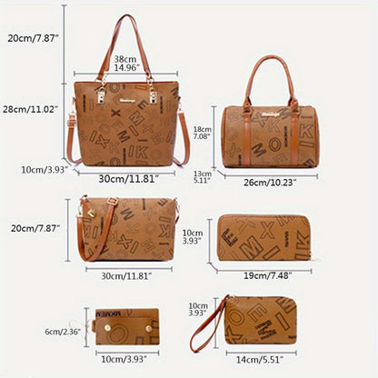 Crossbody Bag for Women – 6-Piece, Large Capacity – detail view 8