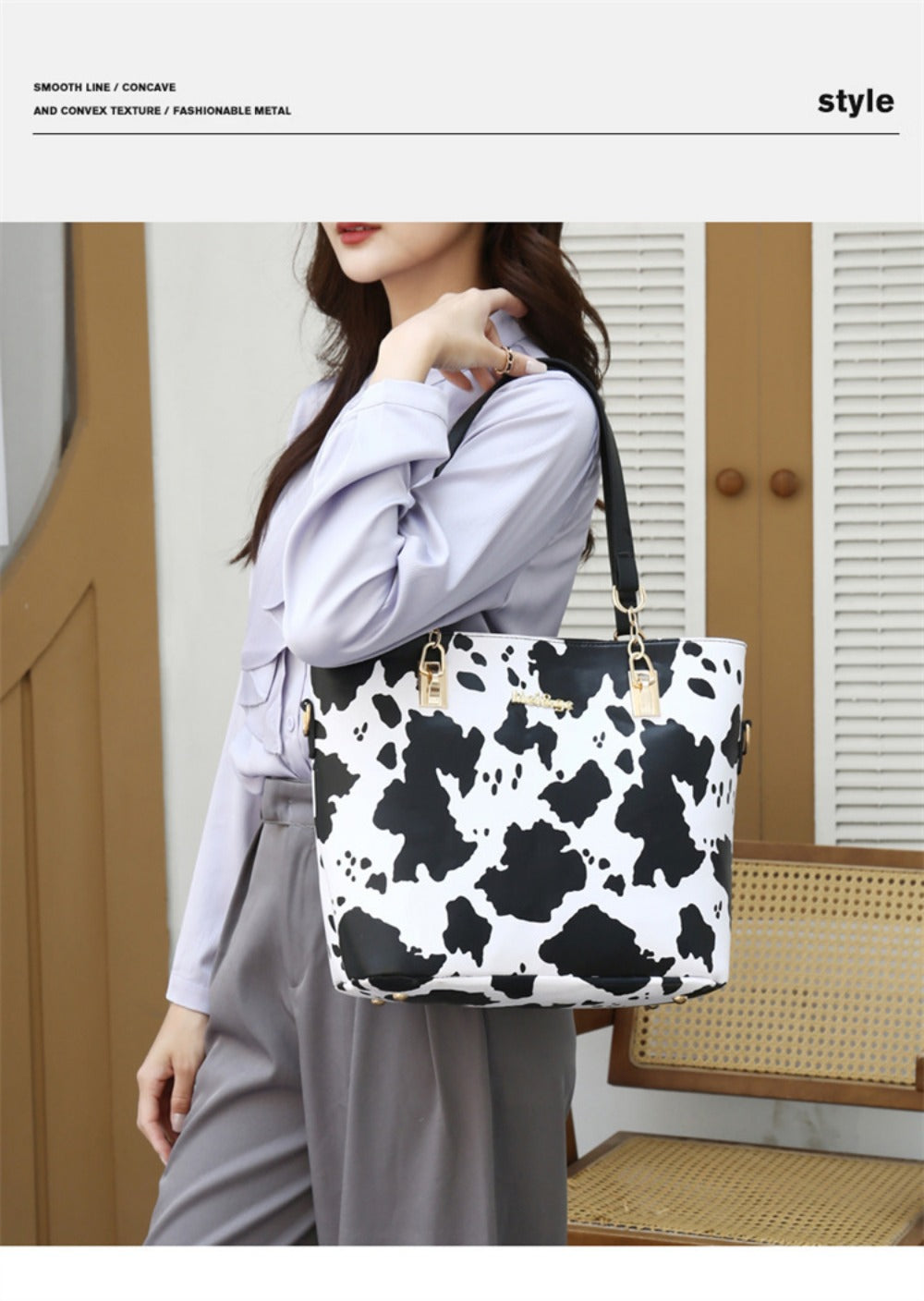 Crossbody Bag for Women – 6-Piece, PU Leather – detail view 19