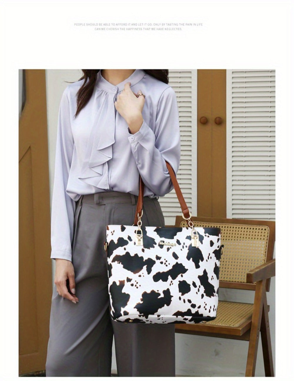 Crossbody Bag for Women – 6-Piece, PU Leather – detail view 25