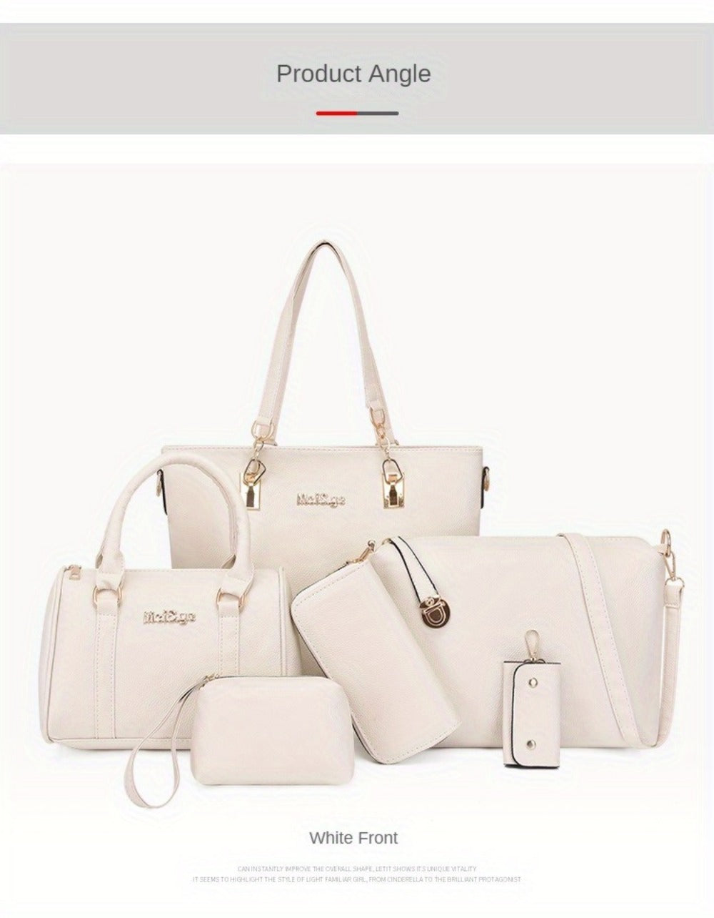 Crossbody Bag for Women – 6-Piece, Adjustable Strap, for Travel & Everyday Use – detail view 35