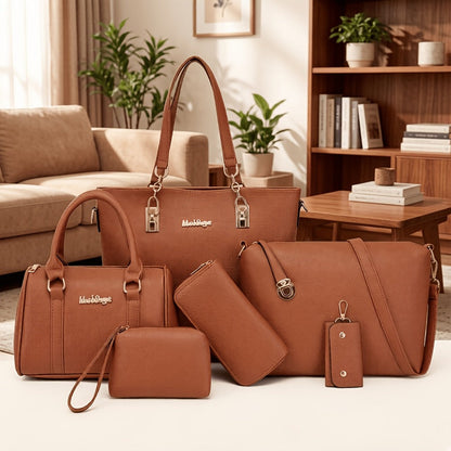Crossbody Bag for Women – 6-Piece, Adjustable Strap, for Travel & Everyday Use – front view
