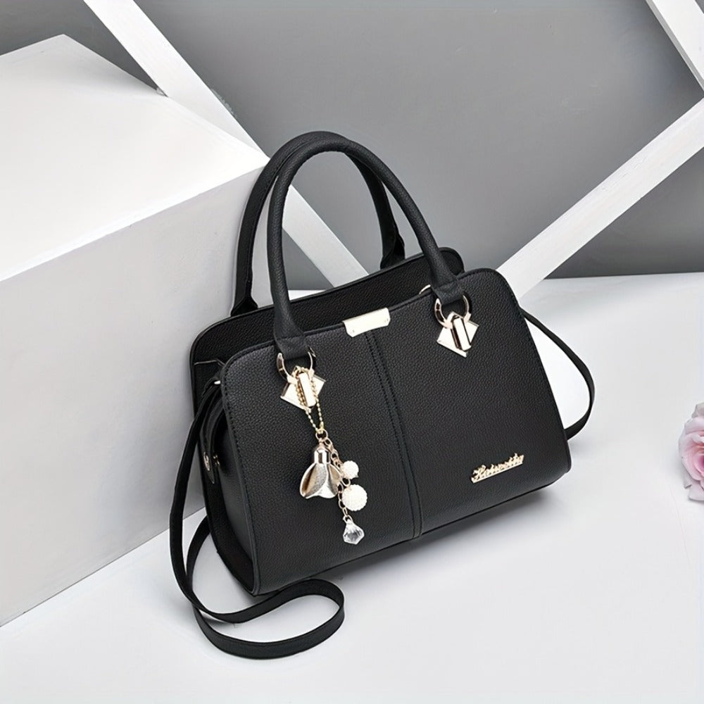 Crossbody Bag for Women – Adjustable Strap, Satchel Top Handle Fashion Small – detail view 7