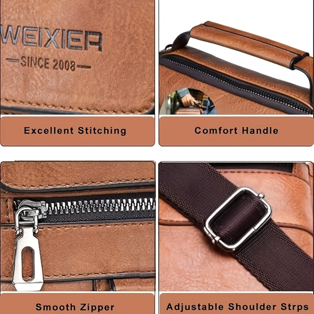 Crossbody Bag – Adjustable Strap, for Travel & Work – detail view 10