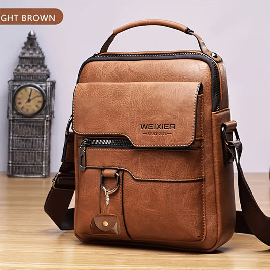 Crossbody Bag – Adjustable Strap, for Travel & Work – front view