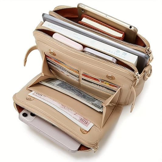Crossbody Bag for Women – Adjustable Strap, for Travel & Work – front view