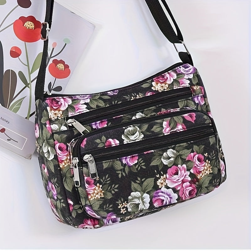 Crossbody Bag for Women – 7 Colors, Canvas, Adjustable Strap, Mini – detail view 3