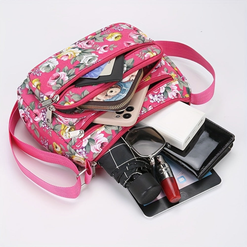Crossbody Bag for Women – 7 Colors, Canvas, Adjustable Strap, Mini – detail view 12