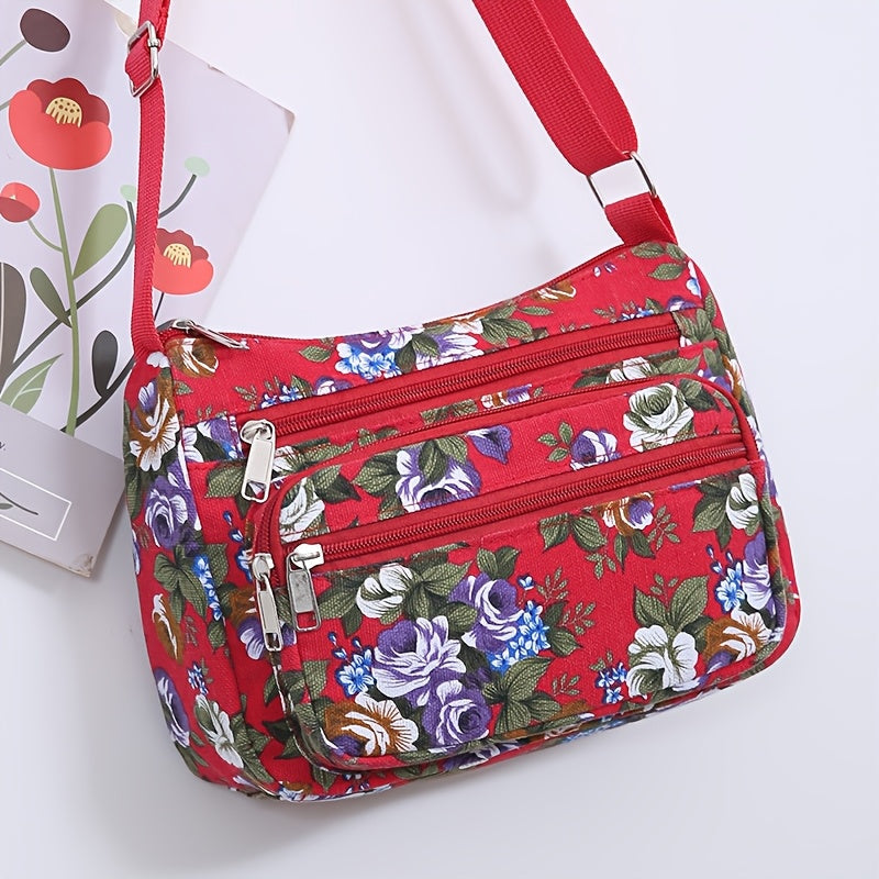 Crossbody Bag for Women – 7 Colors, Canvas, Adjustable Strap, Mini – detail view 19