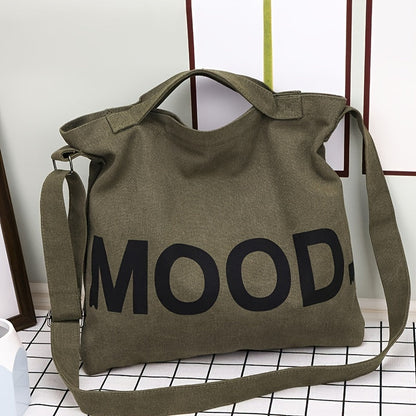 Crossbody Bag for Women – Canvas, Large Capacity, for School & Everyday Use – alternate view