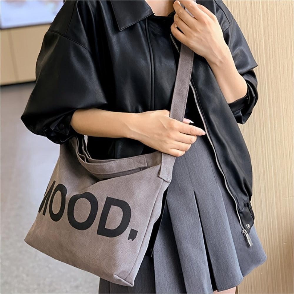 Crossbody Bag for Women – Canvas, Large Capacity, for School & Everyday Use – detail view 7