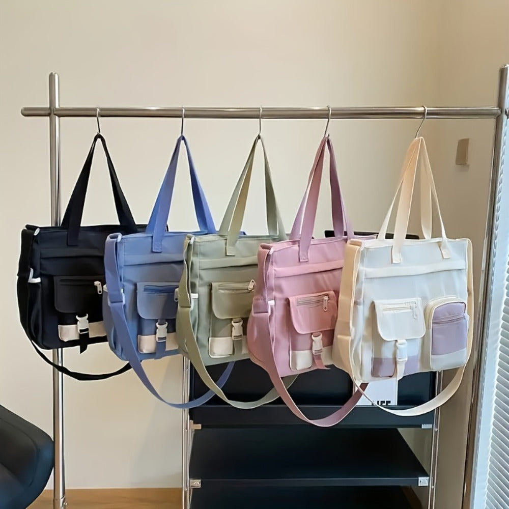Crossbody Bag for Women – Canvas, for Work & School – front view