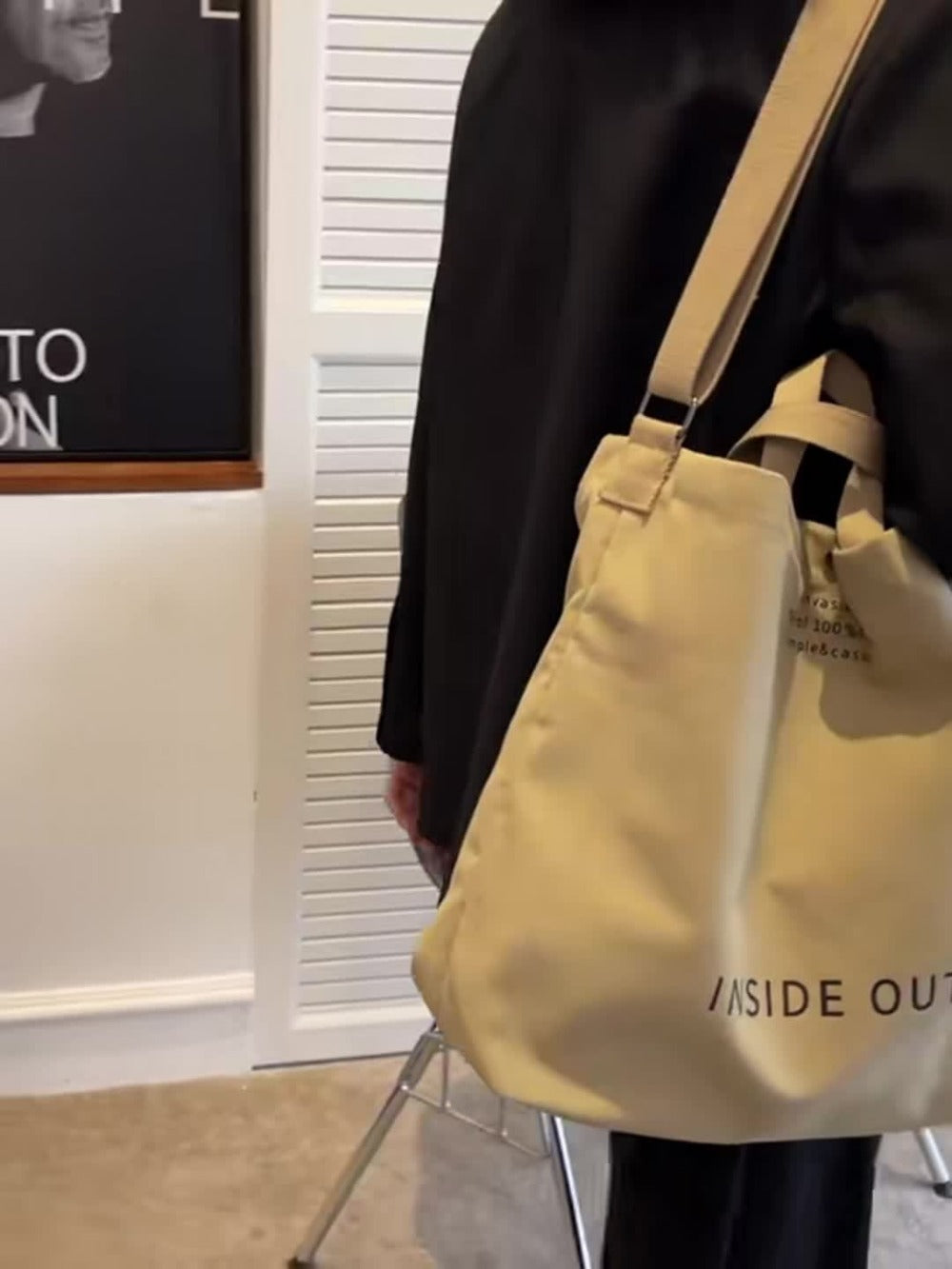 Crossbody Bag for Women – 5 Colors, Canvas, Large Capacity, for Travel & School – detail view 14