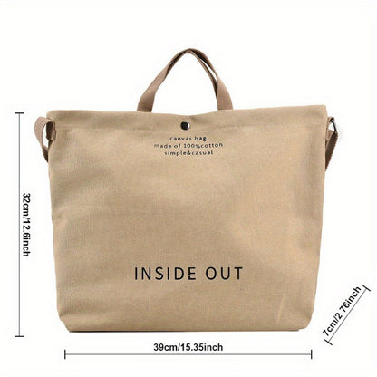 Crossbody Bag for Women – 5 Colors, Canvas, Large Capacity, for Travel & School – detail view 4