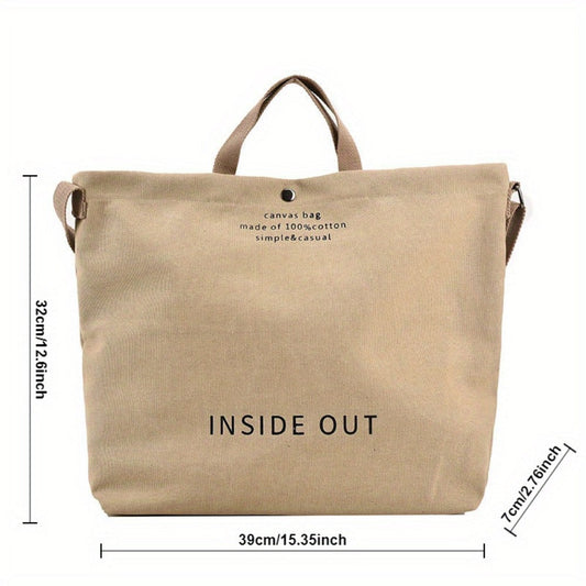Crossbody Bag for Women – 5 Colors, Canvas, Large Capacity, for Travel & School – detail view 4