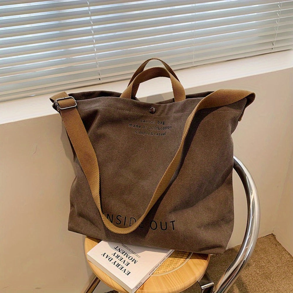 Crossbody Bag for Women – 5 Colors, Canvas, Large Capacity, for Travel & School – detail view 10