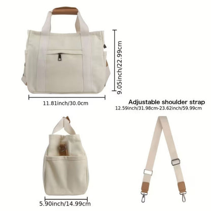 Crossbody Bag for Women – Canvas, Multi-Pocket, for Travel & Work – detail view 17