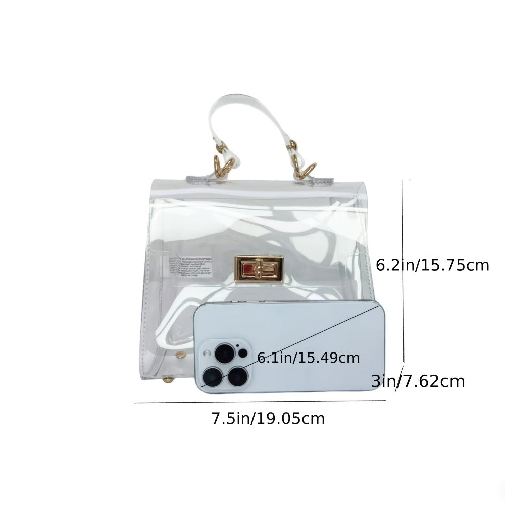 Crossbody Bag for Women – Clear, Clear Stadium See Through Removable – detail view 3
