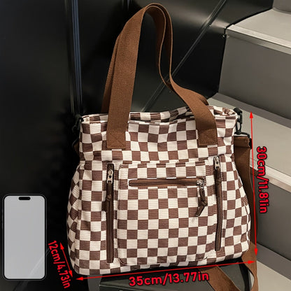 Crossbody Bag for Women – 4 Colors, Corduroy, Large Capacity, for Travel & Work – detail view 12