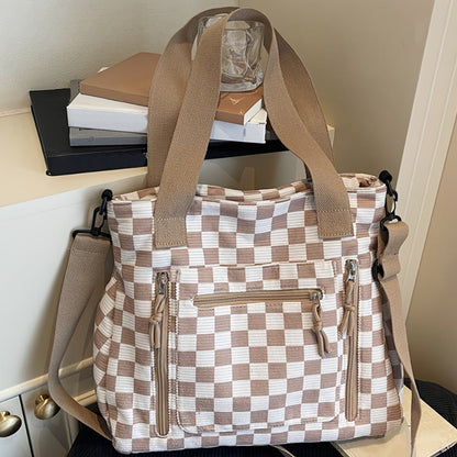 Crossbody Bag for Women – 4 Colors, Corduroy, Large Capacity, for Travel & Work – detail view 3