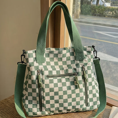 Crossbody Bag for Women – 4 Colors, Corduroy, Large Capacity, for Travel & Work – detail view 13