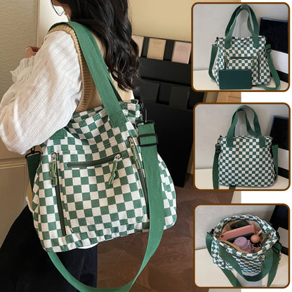 Crossbody Bag for Women – 4 Colors, Corduroy, Large Capacity, for Travel & Work – front view