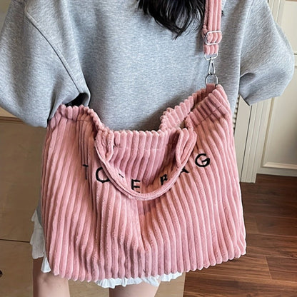 Crossbody Bag for Women – 4 Colors, Corduroy, Large Capacity, Adjustable Strap – detail view 12