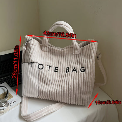 Crossbody Bag for Women – 4 Colors, Corduroy, Large Capacity, Adjustable Strap – detail view 23
