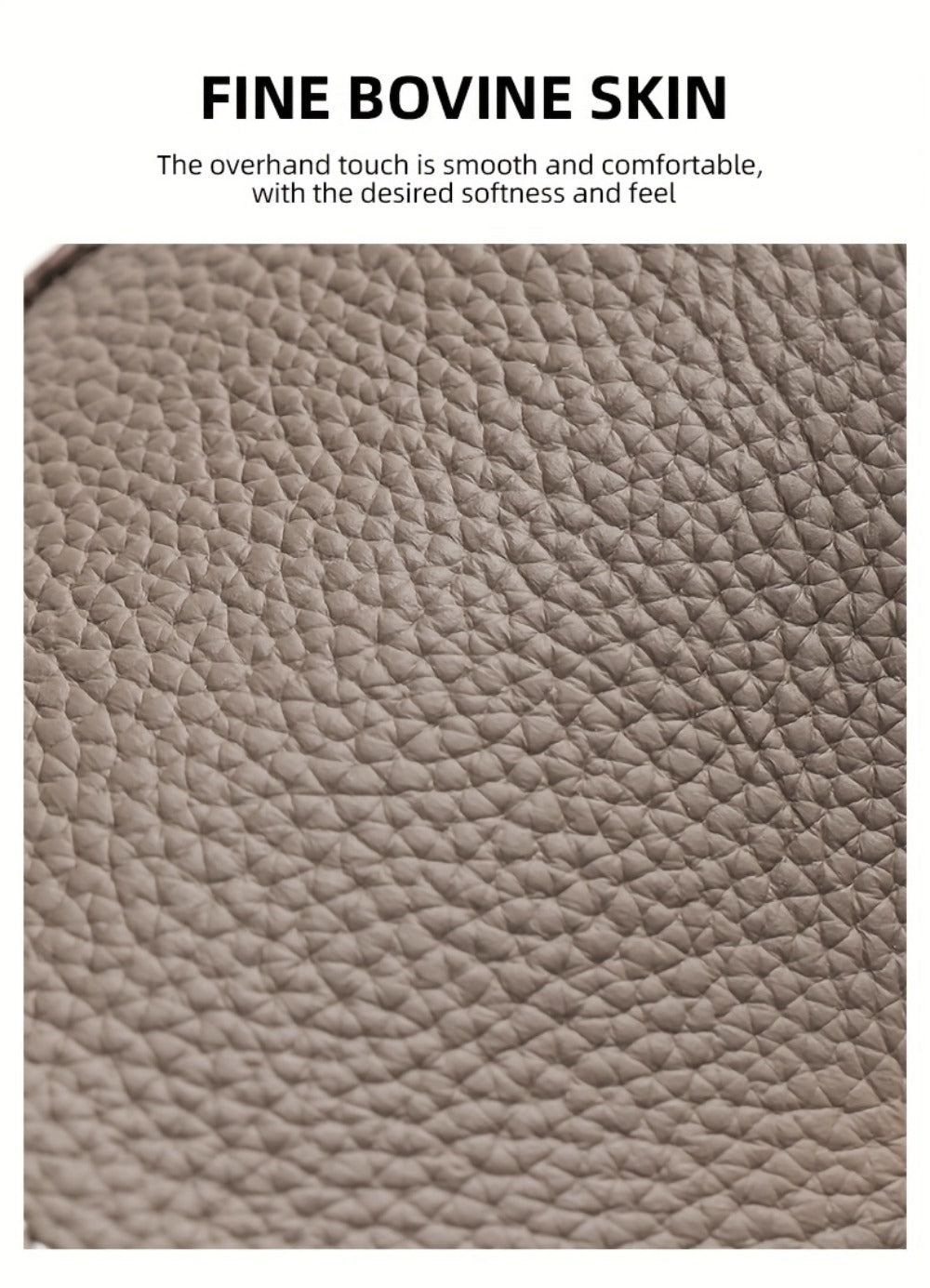 Crossbody Bag for Women – Cowhide Leather Basket Luxury Niche – detail view 13
