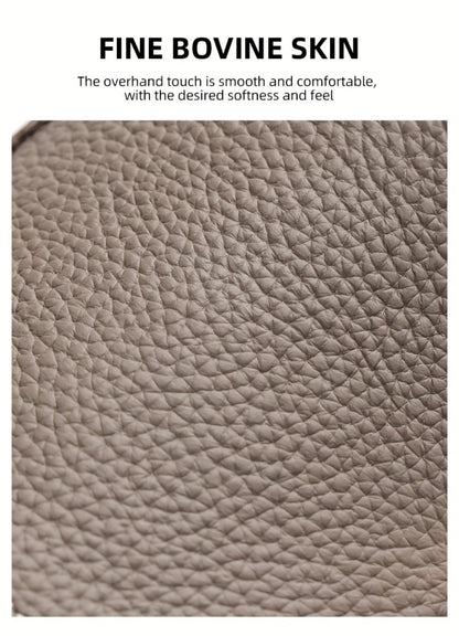 Crossbody Bag for Women – Cowhide Leather Basket Luxury Niche – detail view 13