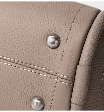Crossbody Bag for Women – Cowhide Leather Basket Luxury Niche – detail view 16
