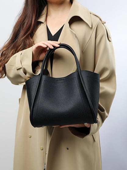 Crossbody Bag for Women – Cowhide Leather Basket Luxury Niche – detail view 28