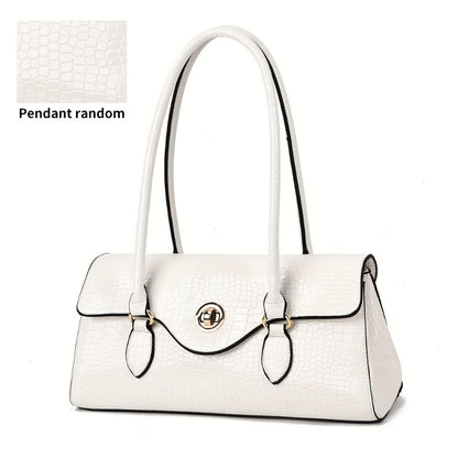 Crossbody Bag for Women – Crocodile Embossed High Gloss Textured – detail view 13