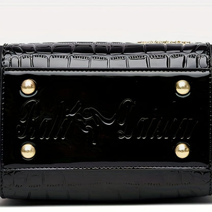 Crossbody Bag for Women – Crocodile Pattern Bucket Multi Functional – detail view 17