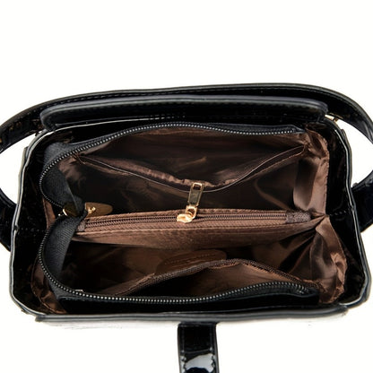 Crossbody Bag for Women – Crocodile Pattern Bucket Multi Functional – detail view 6